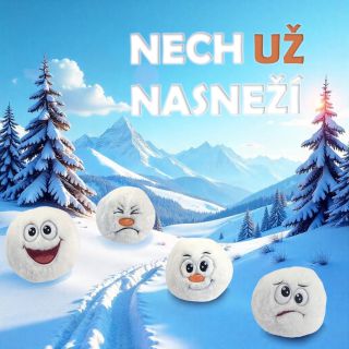 Prírodný sneh v nedohľadne 🙄 Ale my máme alternatívu guľovačky 😊 Naše snehové gule nechladia, neroztopia sa a čo je...